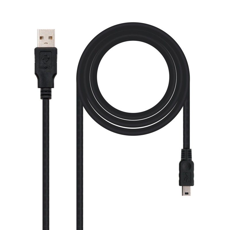 CABLE USB 2.0  TIPO A/M-MINI USB 5PIN/M  1.0 M
