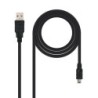 CABLE USB 2.0  TIPO A/M-MINI USB 5PIN/M  1.0 M