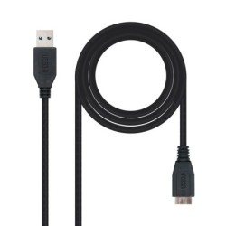 CABLE USB 3.0  TIPO A/M-MICRO B/M  NEGRO  2.0 M