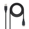 CABLE USB 3.0  TIPO A/M-MICRO B/M  NEGRO  2.0 M