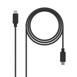 USB 2.0  1m cable USB USB C Negro
