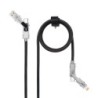10.01.2602 cable USB USB 2.0 2 m USB A/USB C USB C/Lightning 27 W Negro  Gris