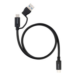 10.01.4801 cable USB USB 3.2 Gen 2 (3.1 Gen 2) 1 m USB A/USB C USB C 10 Gbit/s 60 W Negro