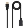 Cable HDM 2.0 Prolongador A/M-A/H  Negro  2 m