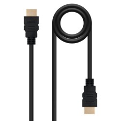Cable HDMI V1.4 Alta Velocidad / HEC)  A/M-A/M  Negro  1 m