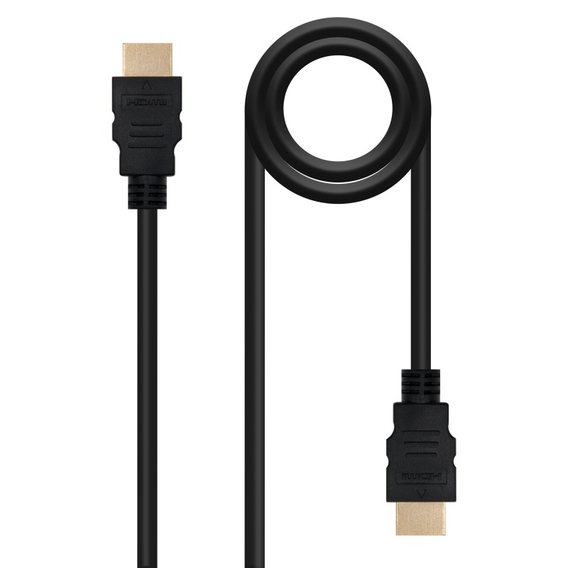 Cable HDMI alta velocidad / HEC  A/M-A/M  Negro  10 m