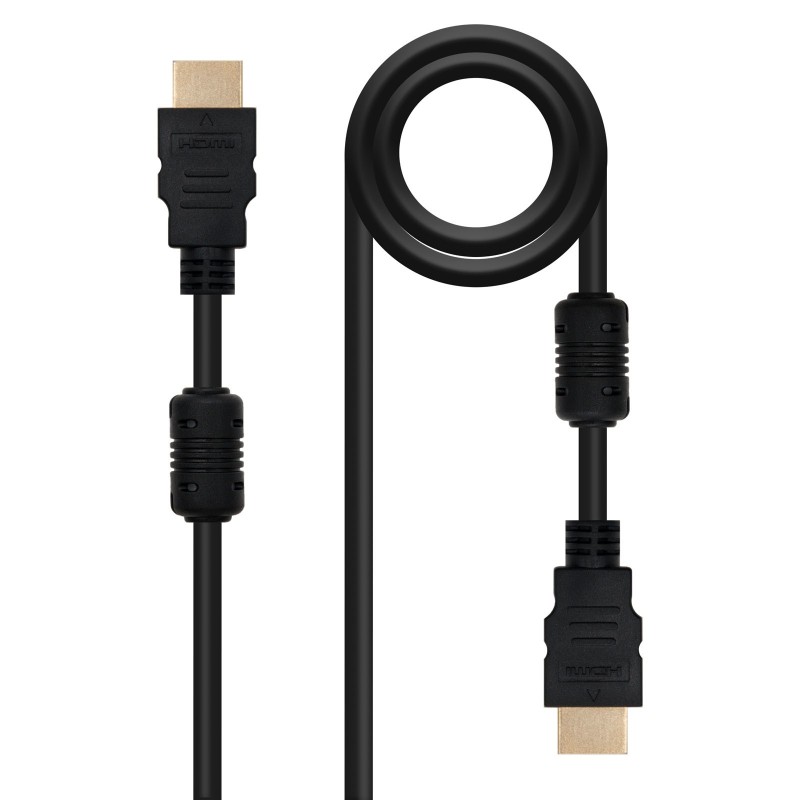 CABLE HDMI V1.4 (ALTA VELOCIDAD / HEC) CON FERRITA  A/M-A/M  3.0 M