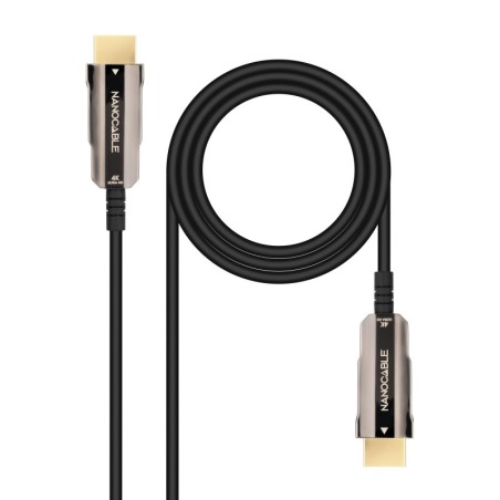 Cable HDMI V2.0 AOC 4K@60Hz 18Gbps A/M-A/M  Negro  20 m