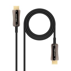 Cable HDMI V2.1 AOC 8K@60Hz 4K@120Hz 48Gbps A/M-A/M  Negro  20 m