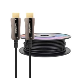 Cable HDMI V2.1 AOC 8K@60Hz 4K@120Hz 48Gbps A/M-A/M  Negro  40 m