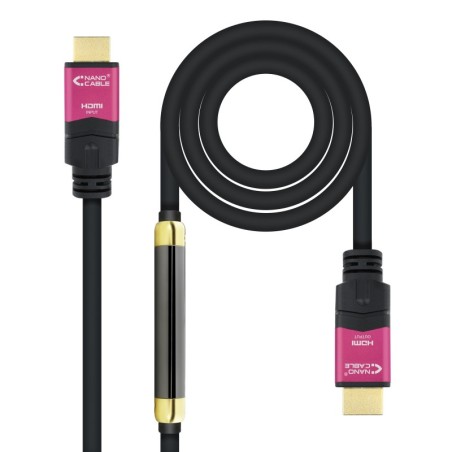 10.15.3725 cable HDMI 25 m HDMI tipo A (Estndar) Negro  Rosa