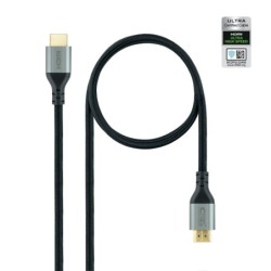 Cable HDMI 2.1 Certificado ULTRA HIGH SPEED A/M-A/M  Negro  3 m