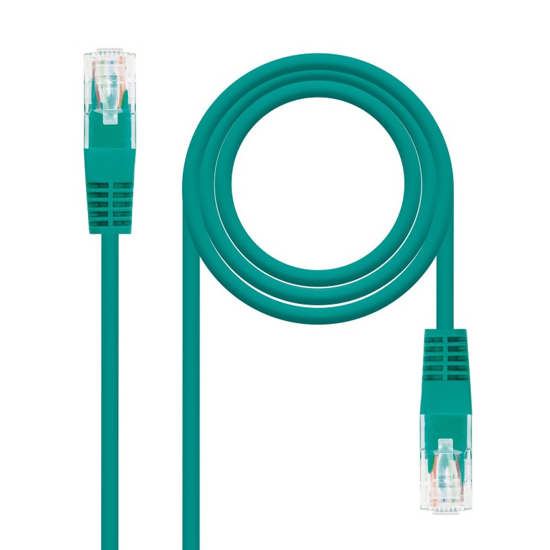 10.20.0100-GR cable de red Verde 0 5 m Cat5e U/UTP (UTP)