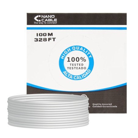 CABLE RED RJ45 CAT.5E UTP FLEXIBLE AWG24  100 M