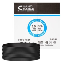 Cable Red RJ45 Cat.5e UTP Rigido AWG24 Exterior  305 M