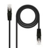 10.20.0400-BK cable de red Negro 0 5 m Cat6e U/UTP (UTP)