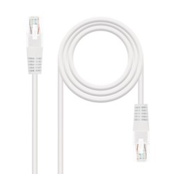 Cable Red Latiguillo RJ45 CAT.6 UTP AWG24  Blanco  30 cm