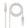 Cable de Red Latiguillo RJ45 CAT.6 UTP AWG24  Gris  30 m