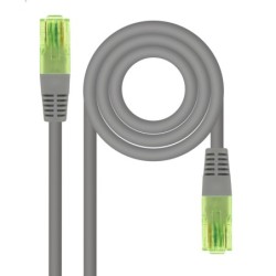 Cable de Red Latiguillo RJ45 CAT.6 UTP AWG26 CCA  Gris  25 cm