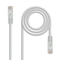 Cable de red latiguillo RJ45 LSZH Cat.6A UTP AWG24  Gris  0.5 m