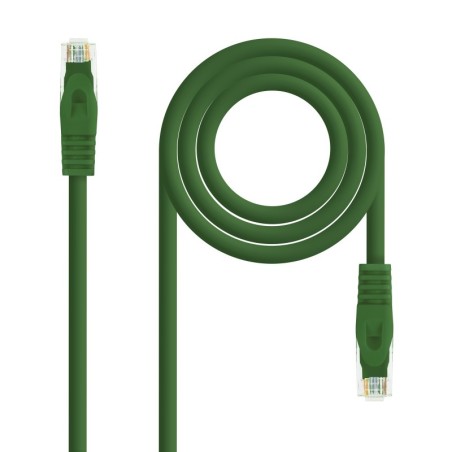 Cable de red latiguillo RJ45 LSZH Cat.6A UTP AWG24  Verde  1.0m