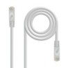 Cable de red latiguillo RJ45 LSZH CAT.6A UTP AWG24  Gris  1.5 m