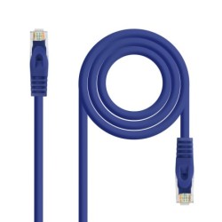 Cable de red latiguillo RJ45 LSZH Cat.6A UTP AWG24  Azul  2.0m