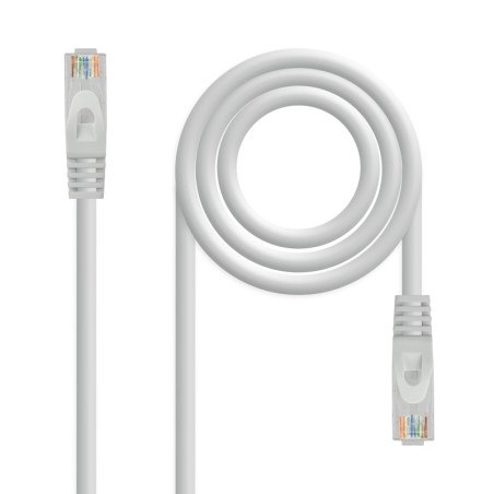 Cable de red latiguillo RJ45 LSZH Cat.6A UTP AWG24  Gris  5.0 m