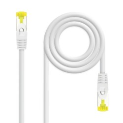 Cable de red latiguillo RJ45 LSZH Cat.6A SFTP AWG26  Blanco  2.0 m
