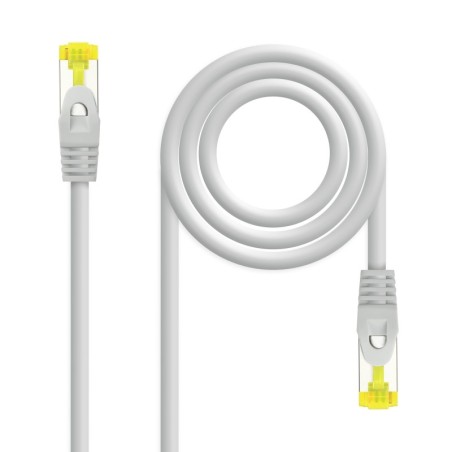 Cable de red latiguillo RJ45 LSZH Cat.6A SFTP AWG26  Gris  15 m