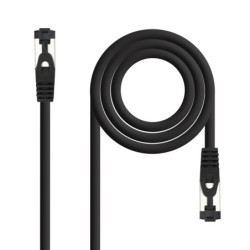 Cable de Red Latiguillo Cat.8.1 2GHz LSZH SSTP AWG26  Negro  10 m