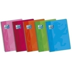 BLOCK OXF.SCH.BLANDA 4 80h LISO COL.(5) - Pack de 5 unidades