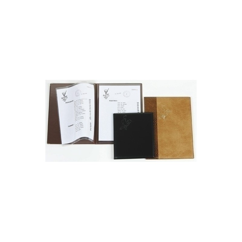 CARP.PORTAMENUS IBERP.PVC F 2F+2B NEGRO
