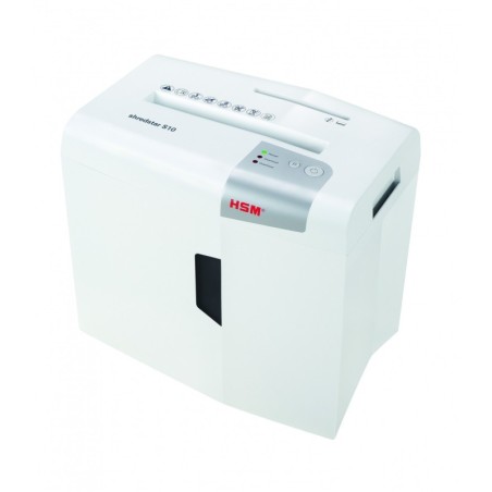 S10 triturador de papel Corte en tiras 58 dB 22 cm Plata  Blanco