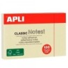 APLI NOTAS ADHESIVAS CLASICAS 75X50MM BLOC 100H AMARILLO -12U-