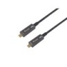 119461 Cable ptico activo USB-C a C  M/M  5 0m  PD 60W  4K/60Hz  10Gbps  Vdeo+Datos+PD