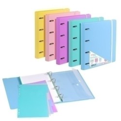 CARPEBLOC CARCH.SOFT PP A4 4AN.100 H AZU - Pack de 4 unidades
