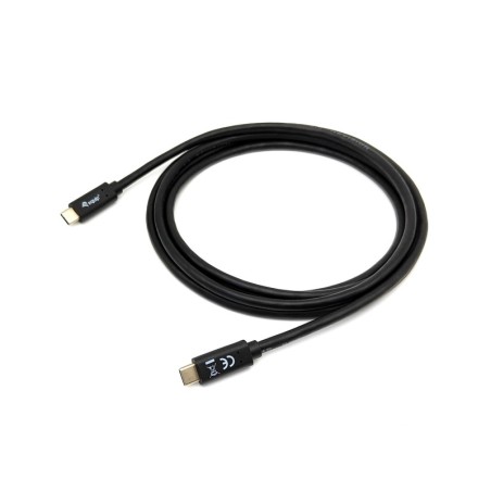 128347 Cable USB 3.2 Gen 1 C a C  M/M   2 0m  PD 60W  5Gbps  Negro
