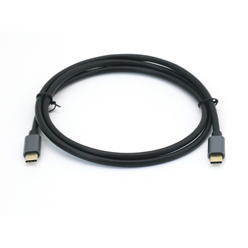 128354 Cable USB 3.2 Gen 2 C a C  M/M  1 0m  PD100W   4K/60Hz  10Gbps  Negro