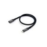 128370 Cable de extensin USB 3.2 Gen 2 C a C  M/F  0 5m  4K/60Hz  10Gbps  Negro