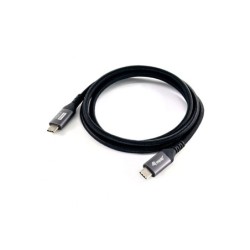 128383 Cable USB 4 Gen 3 C a C  M/M  2 0m  PD3.1 240W  8K/60Hz  40Gbps  Negro