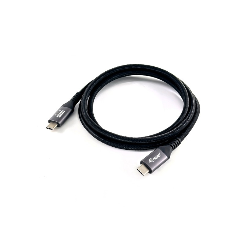 128383 Cable USB 4 Gen 3 C a C  M/M  2 0m  PD3.1 240W  8K/60Hz  40Gbps  Negro