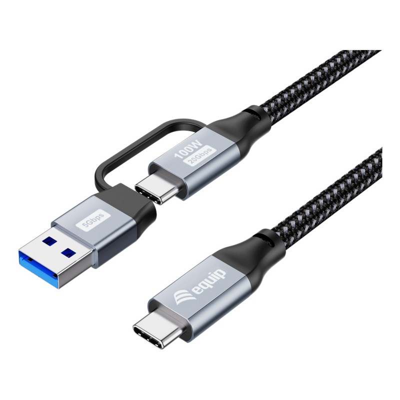 128432 cable USB USB 3.2 Gen 2x2 2 m USB A/USB C USB C 20 Gbit/s 100 W Negro