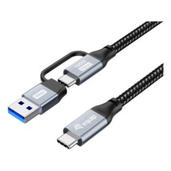 128433 cable USB USB 3.2 Gen 2x2 3 m USB A/USB C USB C 20 Gbit/s 100 W Negro