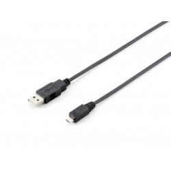 128523 Cable USB 2.0 Tipo A Macho a Micro-B Macho  1 8m