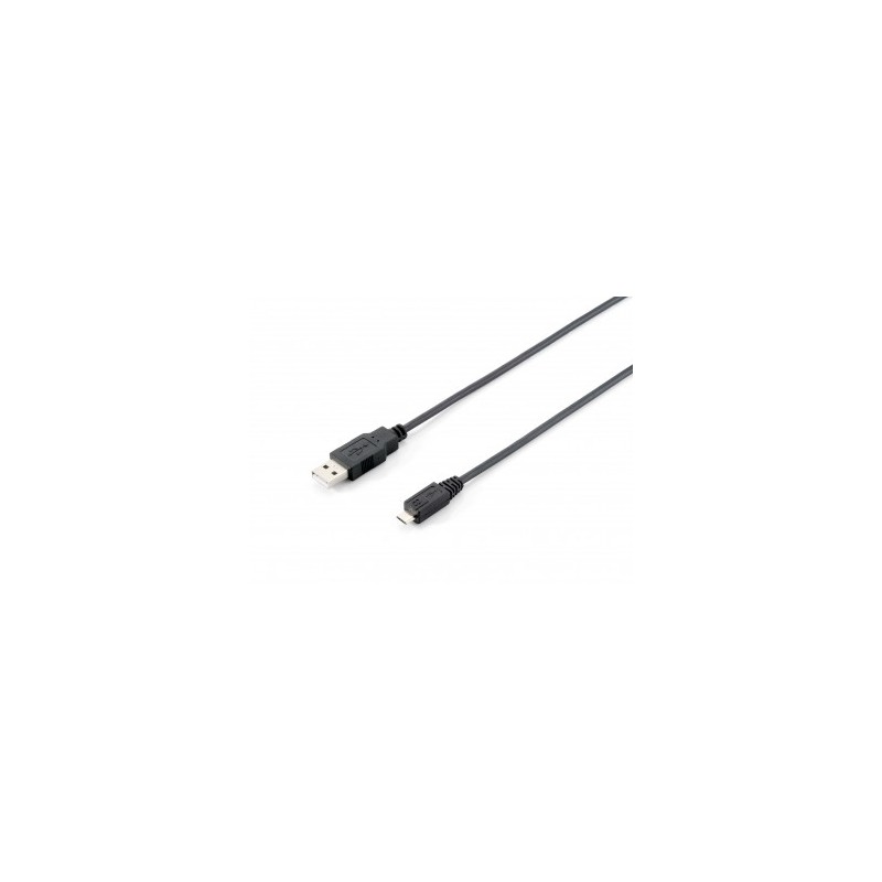 128523 Cable USB 2.0 Tipo A Macho a Micro-B Macho  1 8m