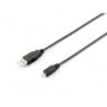 128594 Cable USB 2.0 tipo A macho a micro-B macho  1 0 m