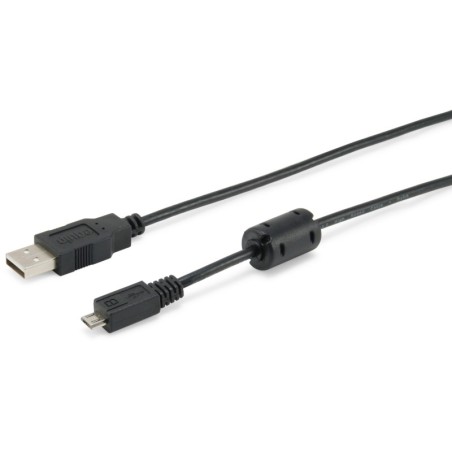 128596 Cable USB 2.0 Tipo A a Micro-B  1 0m   Negro
