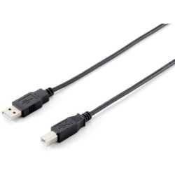 128860 Cable USB 2.0 Tipo A a Tipo B  1 8 m   Negro
