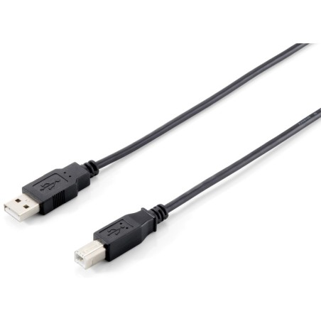 128860 Cable USB 2.0 Tipo A a Tipo B  1 8 m   Negro